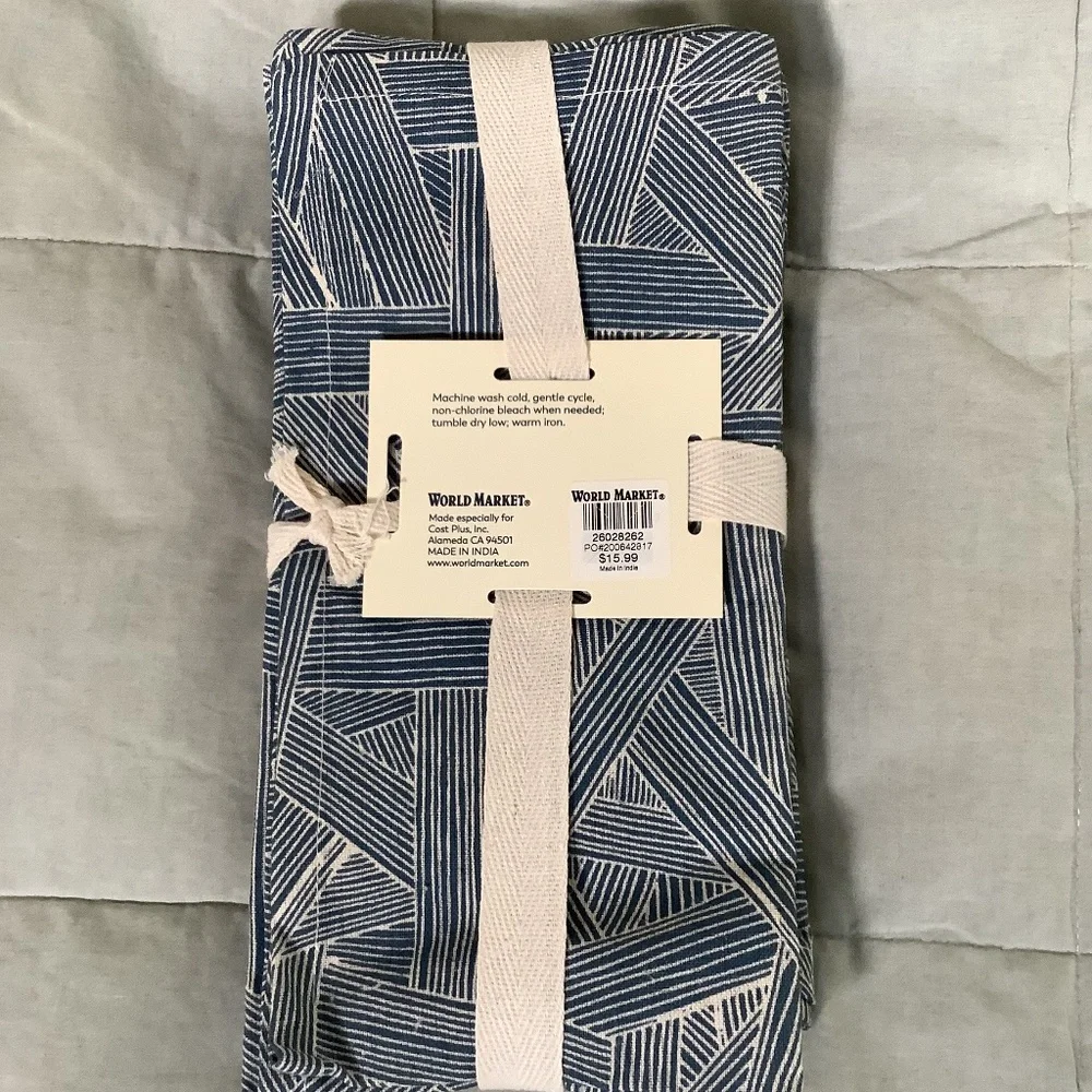Jen Hewett World Market cotton linen napkins